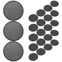 Lens Dust Cover Camera Tool Net Cell Phone Accessories Black Stickers Lights 50 Pcs