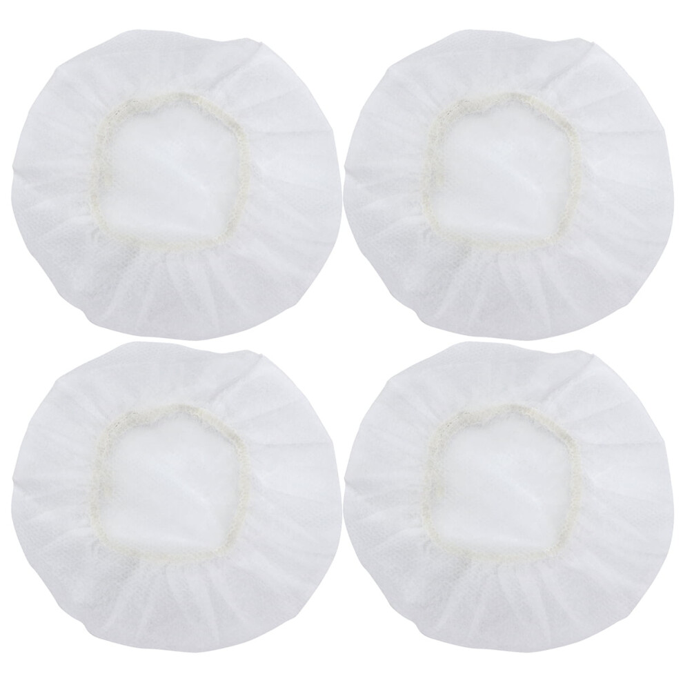 100Pcs Disposable Nonwovens Headset Cover Stretchable Headphone Earpad Replacement For Internet Bar (White) White 9071309695472