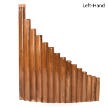 FANJIE Pan Flute Panpipes 15 Pipes G key Natural Bamboo for beginners and students