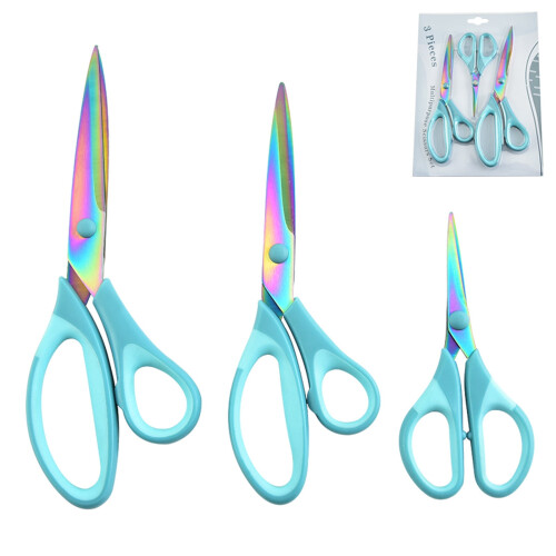 GBSELL Shears clearance Sewing Scissors Titanium Alloy Blade Multi-purpose Scissors Set 3
