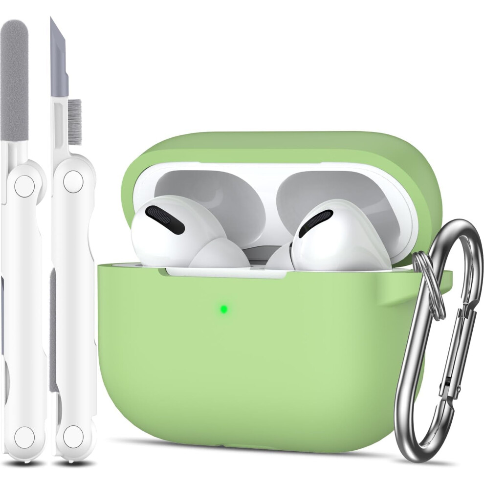 For Compatible With Airpods Pro Case Cover, Military Grade Anti-Fall Soft Silicone Shock-Absorbing Protective For Compatible With Airpods Pro 9071309695465