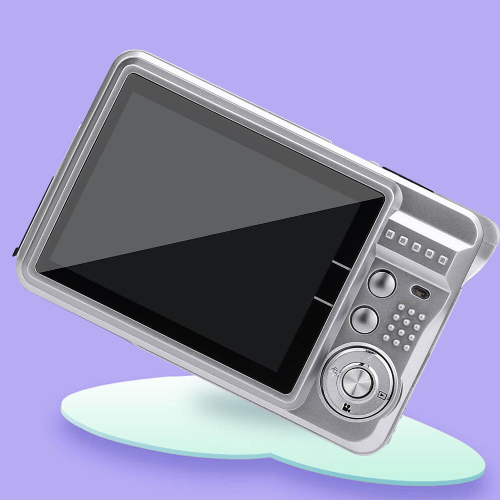 Quinlirra 720P Digital Camera 18Mp, 8X Zoom, Anti-Shake, 2.7" Screen, Built-In Battery, Compatible With Kids Teens 9071309697032