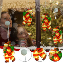 Ympuoqn Christmas Decorations Indoor Outdoor Christmas String Lights LED Christmas Decorations Santa Claus Christmas Tree Xmas Party Favors