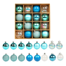 Décorations de Noël incassables Wuljfeng avec cordon, pendentif ornement multicolore pour sapin, fête, compatible avec les crochets