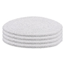 Set de table rond en corde de coton, sous-verres tressés, couverts résistants à l'usure, 4 sets de table simples. Décoration de table.