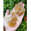 Calcite miel brute naturelle, 1 à 2 pouces 3