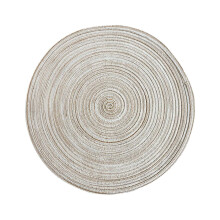 WRXMIJNHGSA Tapis en coton, sets de table occidentaux, sets de table circulaires, dessous de plat, dessous de bol, tapis tissés antidérapants,
