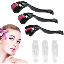 Derma Roller, New540 Μικροβελόνες τιτανίου - 1.0mm / 1.5mm για πρόσωπο και σώμα, 0.5mm - 180βελόνες