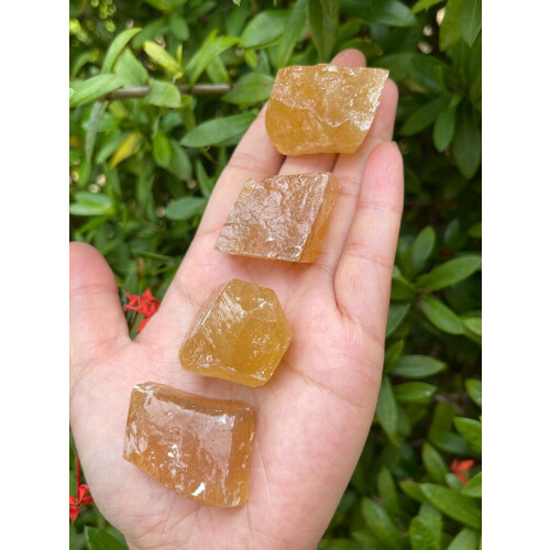 Calcite miel brute naturelle, 1 à 2 pouces 1