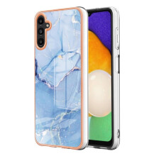 Kompatibelt med Samsung Galaxy A13 5G-skal i marmor, silikon TPU, stötsäkert bumper