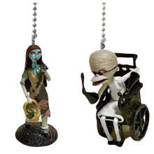 Nightmare Before Christmas Sally & Dr Finkelstein Fläktdragningsfigur PVC-figur Ny