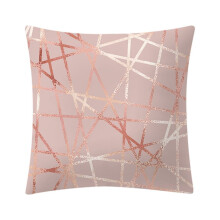 Kiplyki Großhandel Roségold-Pink Kissenbezug Quadratischer Kissenbezug Heimdekoration