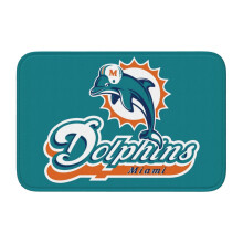 Tapis d'entrée multifonctionnel Dolphins Hem Mat pour l'intérieur et l'extérieur, accueillez vos invités avec ce tapis pour la maison, la