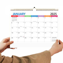 2025-2026 Väggkalender för skrivbord, enkel stil, juldekorationer, god jul, höstdekorationer, för 2025/01 till 2026/06 Planering och dekoration