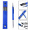 leaveforme 1 Pieces Solid Carpenter Pencil with 6 Refill,Mechanical Pencil Marker Marking Tool for Carpenter Woodworking Architect 3