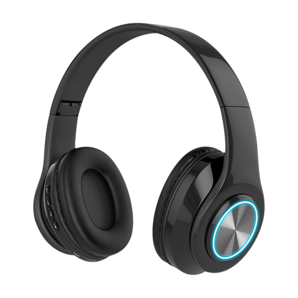 Wireless Headset Foldable Headset Led Lights Glowing Headphones Earphone Pluggable Card Universal 9083649981061