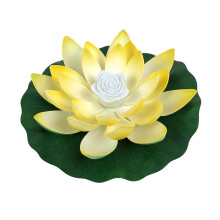 XM Culture 28cm Fake Lotus Flower LED Swimming Pool Garden Pond Floating Floral Lamp