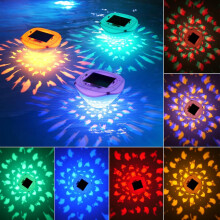 Donemore Color Changing Solar Lights for Pool, Rechargeable Waterproof Floating LED Ball, Pool Party Decor, Indoor & Outdoor Use
