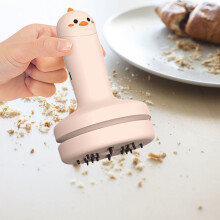 Quinlirra Cute Portable Desktop Vacuum Cleaner, Handheld Wireless Mini Eraser Pen for Keyboard, Chip, Compatible with Book Cleaning