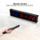 Digital Wall Clock With Remote Control Gym Timer Interval Timer LED Digital Display Count Down and Up Clock with Remote for Home Gym Office 4