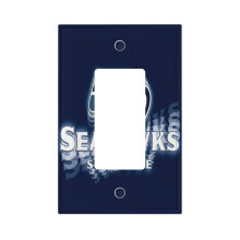 Seahawks Switching Lights Single Leather Roman Frame Switch Panel Wall Panel Single Double/Pull Light Switch