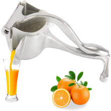 Manual Citrus Juicer Heavy Duty Aluminum Lemon Squeezer with Ergonomic Handle for Maximum Extraction