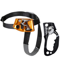Climbing Ascender Set with Secure Rope Grip and Ergonomic Handle for Tree Climbing and Mountaineering
