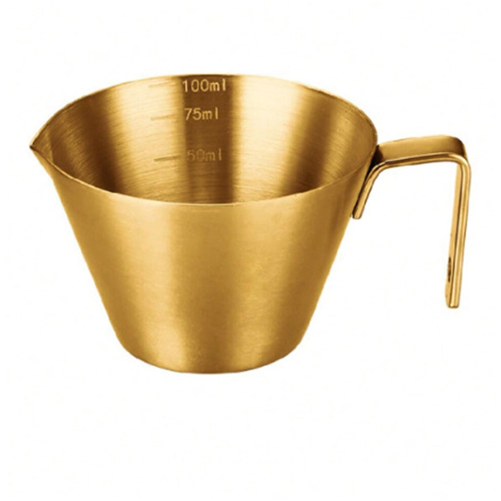 Espresso Measuring Cup 100ml Stainless Steel with Handle and Precision Scale for Barista Coffee-image-OPC-PR6J6P6-NEW