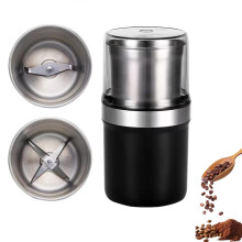 Electric Coffee Grinder with Removable Stainless Steel Cup, 200W Speed for Beans, Nuts and Spices