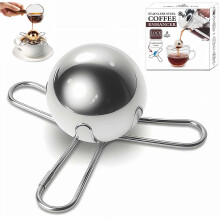 Coffee Cooling Ball Stainless Steel Espresso Chiller with Stand for Rapid Aroma Preservation Gift