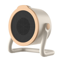 Ceramic Space Heater with Overheat Protection, Quiet Portable Electric Warmer for Indoor Use, 360 Oscillation, Adjustable for Home Office