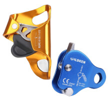 Rock Climbing Chest Ascender Aluminum Alloy Rope Grab with Hands Ascent and Fall Protection