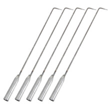 5pcs Heavy Duty Fire Pit Poker Set with Durable Steel and HeatResistant Hook for Outdoor Campfire and Fireplace