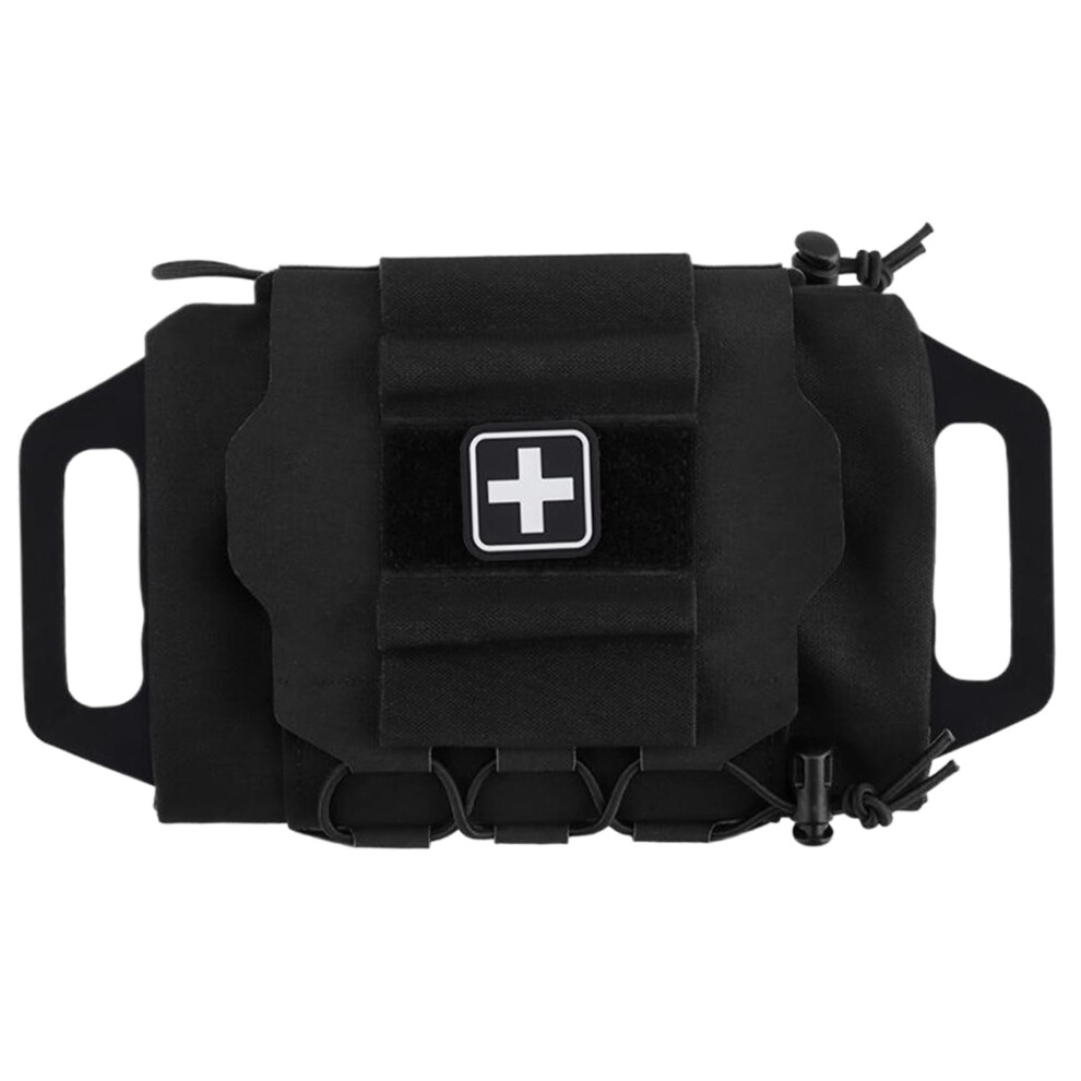 Large Capacity Tactical First Aid Kit with Med Roll Carrier, Survival Trauma Medical Bag TwoPiece System