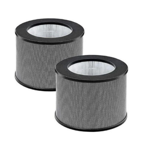 2 Pack Air Purifier Replacement Filter with Activated Carbon, DualLayer for TaoTronics TTAP006
