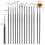 15-piece nail care set with brushes and tools, including tip drill black 2