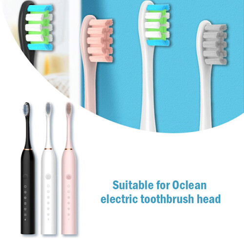10 capete de schimb pentru periuțe de dinți electrice Oclean Gray 1