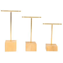 Présentoir à bijoux tendance en forme de T, 18 pièces, support pour boucles d'oreilles et organisateur de bijoux suspendus