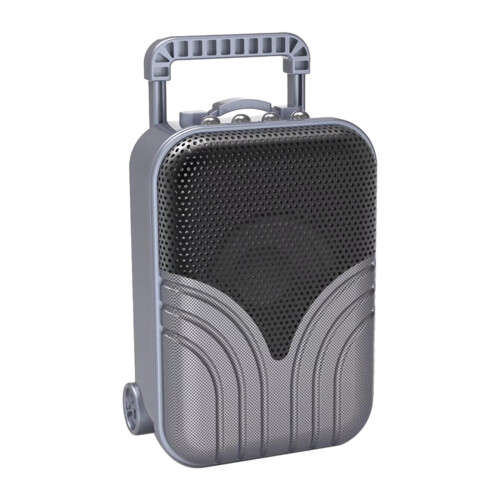 PAVEOS Bluetooth Speaker, Mini Trolley Box, Portable Audio, Compatible with iPhone/Android, Outdoor Use, Black