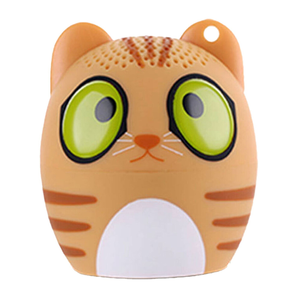 Paveos Wireless Mini Bluetooth Speaker, Portable Cute Subwoofer For Kids & Adults, Compatible With Mobile Phones, Car Audio Kit, Orange 9395123003528