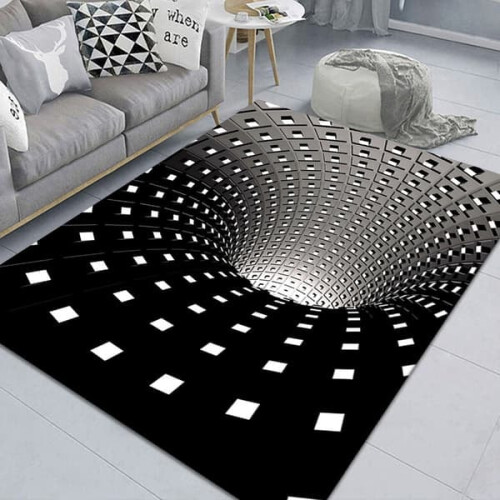 3D carpet abyss 160 cm - illusion art