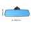 Chuangji Wide Angle Car Flat Rearview Mirror Suction Cup Type Powerful Interior Mirror 5