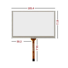 4,3-tommers berøringsskjerm 105 * 67 mm 105,4 * 67,1 mm