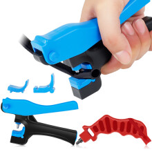 Duety 2 Pcs Drip Tubing Punch 4mm Hole Punch for 16/20/25mm PE Pipe, Anti-rust Irrigation Tubing Hand Punch