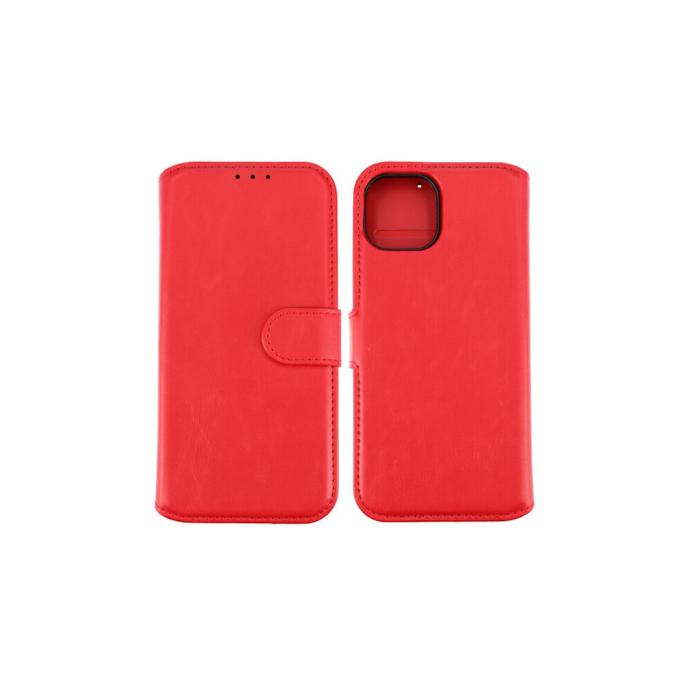 Compatible With Iphone 15 Wallet Case Magnet Rvelon - Red 9395123004969