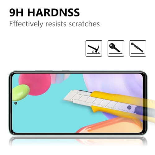Συμβατό με Samsung Galaxy A52 / A52s - Προστατευτικό οθόνης από σκληρυμένο γυαλί πλήρους 2