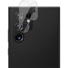 Kompatibel med Samsung S22Ultra kameralinsskydd härdat glas transparent
