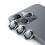 ENKAY compatible with iPhone 14 Pro / 14 Pro Max Lens Protector Metal Ring Graphite Gray 1