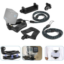 Magnetyczny uchwyt do kamery sportowej Super Snap do GoPro, magnetyczny uchwyt do ogrodzenia kompatybilny z GoPro, kompatybilny z iPhone'em i