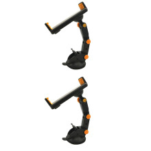 Lot de 2 supports pour téléphone et tablette avec ventouse et système de navigation